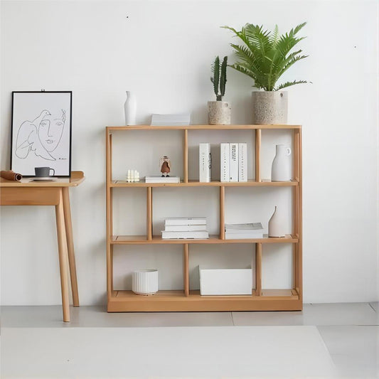 Wooden Cabinet Home Lower Size Office Furniture Design Glass Partition Executive Student Bookshelf