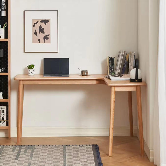 Homemade Computer Desk Solid Oak Wood Creativity Study Desk Reading Desk